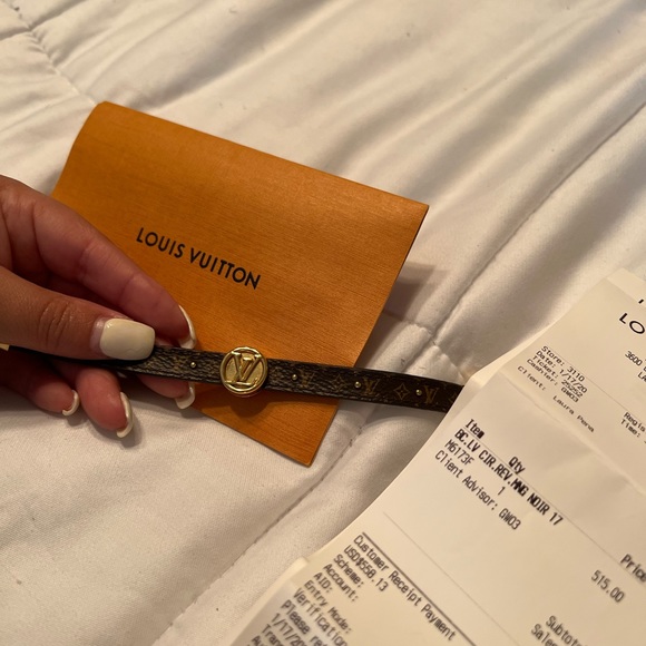 Louis Vuitton Reversible bracelet/Black and Monogram - Picture 2 of 14